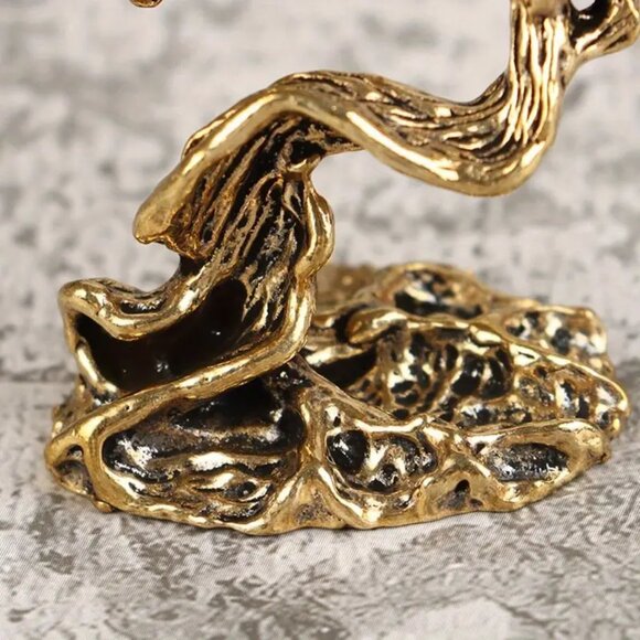 Handcrafted Miniature Pine Tree Figurine - NEW - 2.17 in L x 1.77 in W - Picture 5 of 5